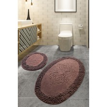 Rani Mobilya Rani Home Banyo Paspası Seti Kahverengi BA-6287