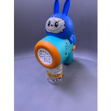 Magicway Karakterli Köpük Tabancası Büyük Boy Mega Işıklı Pilli Otomatik Baloncuk Makinesi Bubble Gun Sürekli Baloncuk Çıkaran Makine