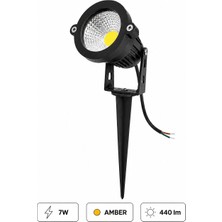 Cata 7W Amber LED Bahçe Kazığı Spot Armatür IP65 440 Lm 60° Dış Mekan Aydınlatma