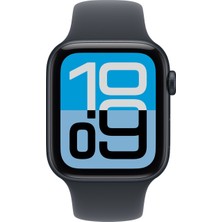 Apple Watch Se 3 Gps, 44 mm Gece Yarısı Alüminyum Kasa ve Gece Yarısı Spor Kordon - M/l -Outlet