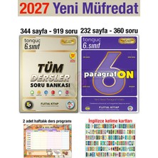 Tonguç Akademi 6. Sınıf 2027 Tüm Dersler Paragrafon Soru Bankası Seti