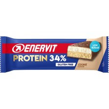 Enervit Protein Bar 55 gr - Kurabiye Aromalı, Düşük Şekerli Sağlıklı Atıştırmalık
