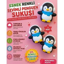 Oyuncak Sahili Penguen Sukuşi Skuşi Neşeli Ayaklar Karışık Renkli Siyah Esner Uzar Squishy Esnek Stres Oyuncak 1 Adet Siyah Squıshy