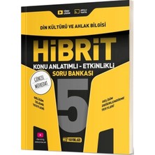 Hız Yayınları 5. Sınıf Din Kültürü ve Ahlak Bilgisi Hibrit Konu Anlatımlı Etkinlikli Soru Bankası