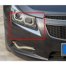 İTHAL Ithal Chevrolet Cruze Far Önü Krom V Şekil Bar (2 Parça)