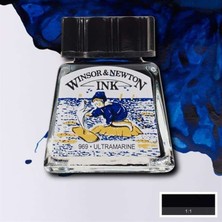 Winsor & Newton Çini Mürekkebi 14 ml Ultramarine 660