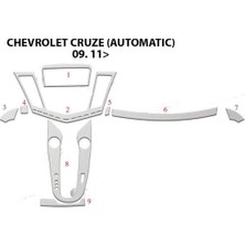 Mette Chevrolet Cruze iç Göğüs Kaplama Krom