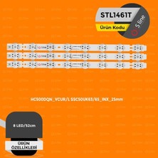TCX 50 Inç Lg Uyumlu 52 cm Tv LED Bar Seti