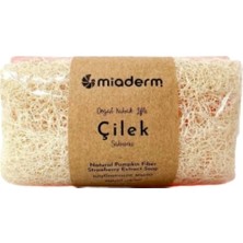 Miaderm Doğal Kabak Lifli Çilek Özlü Sabun | 120gr