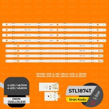 TCX 49 Inç Lg Uyumlu 48,7 cm Tv LED Bar