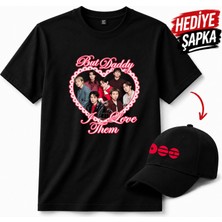 BarsDepo Bts Baskılı Tişört, Premıum Kalite Unisex Çocuk / Yetişkin (Şapka Hedıyelı)