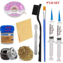 MHM Mechanic Krem Lehim 183°C 42GR Havya Uc Temizleyici Flux Lehim Toplama CP-2015 Lehim Emme Teli Spatula SETI02