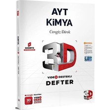3D Yayınları Ayt Kimya Video Destekli Defter