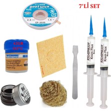 MHM Mechanic Krem Lehim 183°C 42GR Havya Uc Temizleyici Flux Lehim Toplama CP-2515 Lehim Emme Teli Spatula K03