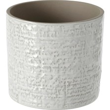 Ikea Chıafrön Beyaz 12 cm Seramik Saksı