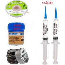 MHM Mechanic Krem Lehim 183°C 42GR Havya Uc Temizleyici Flux Lehim Toplama CP-1515 Lehim Emme Teli SETI03