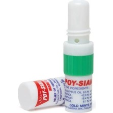 Poy-Sian Inhaler Çift Uçlu Nane Mentol Koku Yağı 1.7 ml