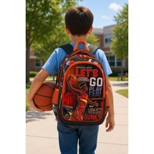 Dodomar Basketbol Basketball Jump Ball Ilkokul Sırt Çantası 40X33X14 cm Çocuk Okul ve Günlük Kullanım