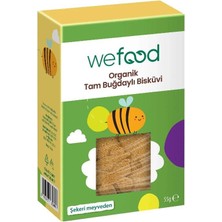 Wefood Organik Kids Tam Buğdaylı Bisküvi 55 gr