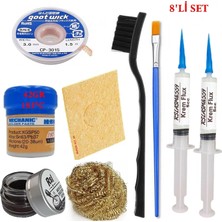 MHM Mechanic Krem Lehim 183°C 42GR Havya Uc Temizleyici Flux Lehim Toplama CP-3015 Lehim Emme Teli SETI05
