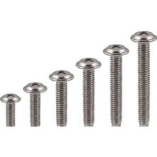 Meridyen 100 Adet M4X25 Rysb Kulp Vida