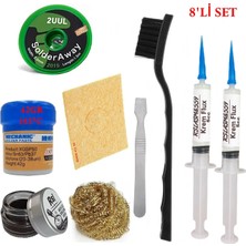 MHM Mechanc Krem Lehim 183°C 42GR Havya Uc Temizleyici Flux Lehim Toplama 2UUL-2015 Lehim Emme Tel Spatula ST02