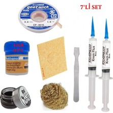 MHM Mechanic Krem Lehim 183°C 42GR Havya Uc Temizleyici Flux Lehim Toplama CP-3015 Lehim Emme Teli Spatula K01