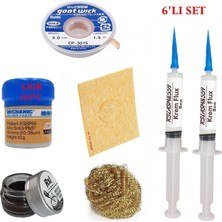 MHM Mechanic Krem Lehim 183°C 42GR Havya Uc Temizleyici Flux Lehim Toplama CP-3015 Lehim Emme Teli  Seti1 TK01