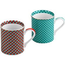 LuckyArt Castella Bone  2Lı Kupa Seti