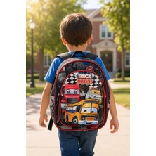 Dodomar Truck Drive Anaokulu Sırt Çantası Kamyon Otobüs Tır Temalı 32X26X10 cm Çocuk Kreş Çantası