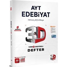 3D Yayınları Ayt Edebiyat Video Destekli Defter