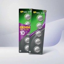 TCX CR2450 3V Lityum Düğme Pil 10'lu
