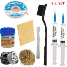 MHM Mechanic Krem Lehim 183°C 42GR Havya Uc Temizleyici Flux Lehim Toplama CP-2515 Lehim Emme Teli Spatula STK05