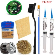 MHM Mechanic Krem Lehim 183°C 42GR Havya Uc Temizleme Flux Lehim Toplama 2UUL-2015 Lehim Emme Teli SET09