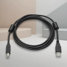 TCX 3 Metre USB Yazıcı Kablosu Ferrit Filtreli