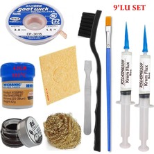 MHM Mechanic Krem Lehim 183°C 42GR Havya Uc Temizleyici Flux Lehim Toplama CP-3015 Lehim Emme Teli Spatula SETI04