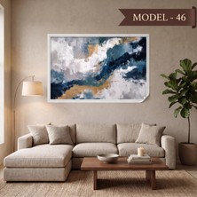Akıllı Kağıt Statik Tutunma Özellikli Tablo - Poster Modern (Model-46)
