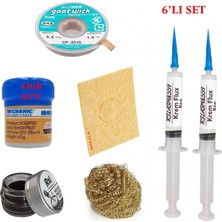 MHM Mechanic Krem Lehim 183°C 42GR Havya Uc Temizleyici Flux Lehim Toplama CP-3515 Lehim Emme Teli  Seti1 TK02