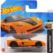 Hot Wheels - Corvette C6 - Hw Roadsters 2/5 - HTC14 - Short Card - Gm - Turuncu - Mattel 2024