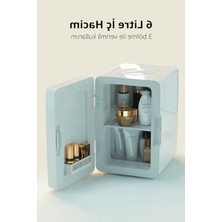 Aesco Taşınabilir Soğuk-Sıcak Ayarlı Mini Buzdolabı, Beyaz