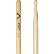 Aesco Ahşap Uçlu Hickory Davul Çubukları - 5A Boyutu, 3 Çift