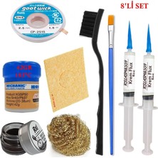 MHM Mechanic Krem Lehim 183°C 42GR Havya Uc Temizleyici Flux Lehim Toplama CP-2515 Lehim Emme Teli SETI03