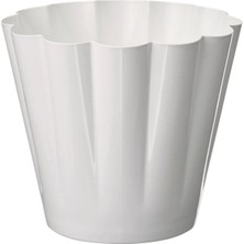 Ikea Kvastspırea Kırık Beyaz 12 cm Çelik Saksı
