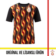 Galatasaray Lisanslı Puma A Takım  Siyah - Kırmızı Antreman T-Shirt 77969312