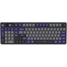 Aesco Kablosuz Gaming Klavye, Membran LCD Rgb Aydınlatma ile Modern Tasarım