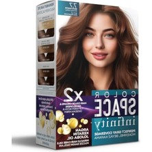 Aesco Işıltılı Kahve Renkli Saç Boyası, 7.7 Numara