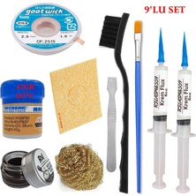 MHM Mechanic Krem Lehim 183°C 42GR Havya Uc Temizleyici Flux Lehim Toplama CP-2515 Lehim Emme Teli Spatula SETI02