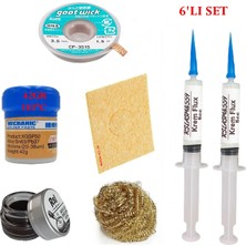 MHM Mechanic Krem Lehim 183°C 42GR Havya Uc Temizleyici Flux Lehim Toplama CP-3515 Lehim Emme Teli  Seti1 TK04