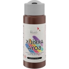 Aesco Kahverengi Akrilik Boya, 60 ml