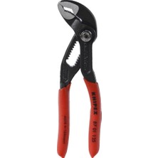 Knipex 8701125SB Mini Su Pompası Pensesi, 125 mm (4,9 Inç), Kobra, Yumuşak Plastik Sap [blister Amba